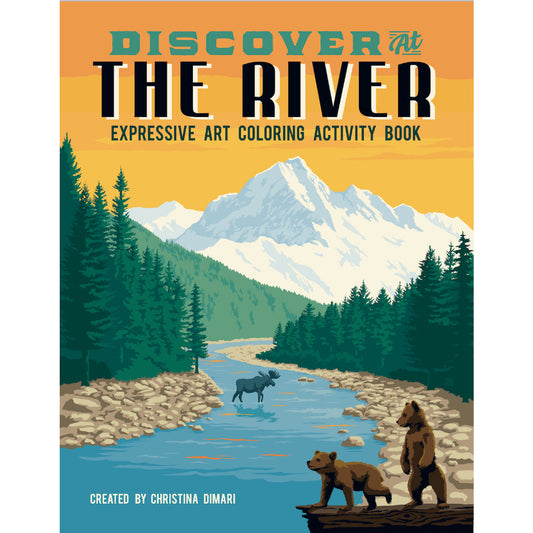 Discover at The River expressive art coloring activity book